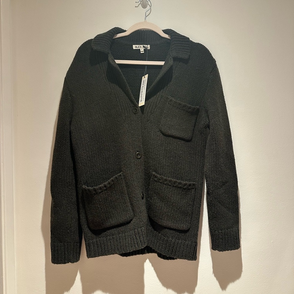 Alex Mill Sabine Sweater in Heather Olive